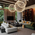 Geodesic Sphere Chandelier
