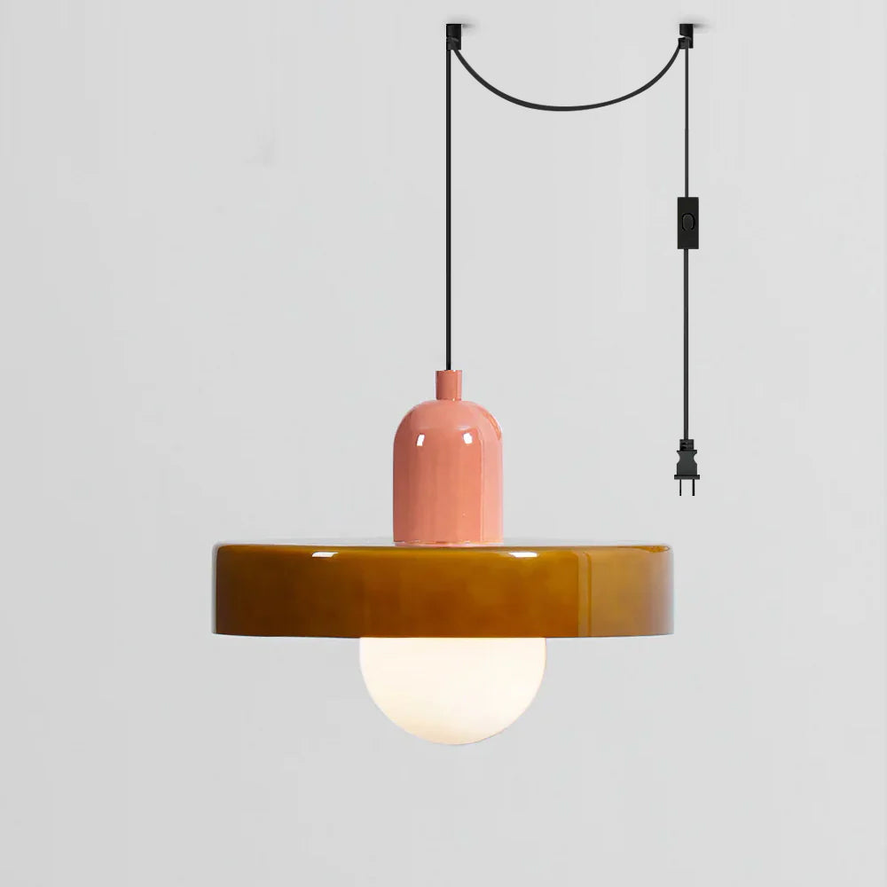 Color Blocked Pendant Light