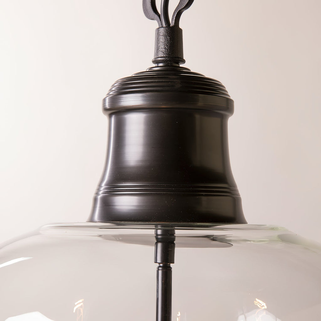 Glass Bell Pendant Light