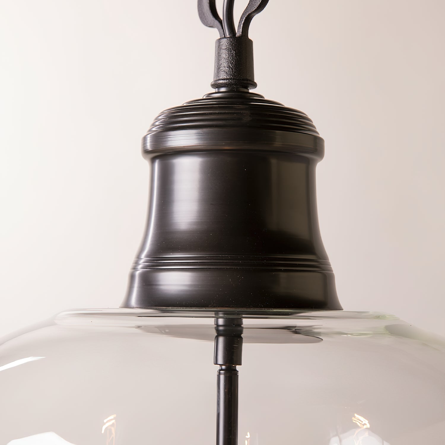 Glass Bell Pendant Light