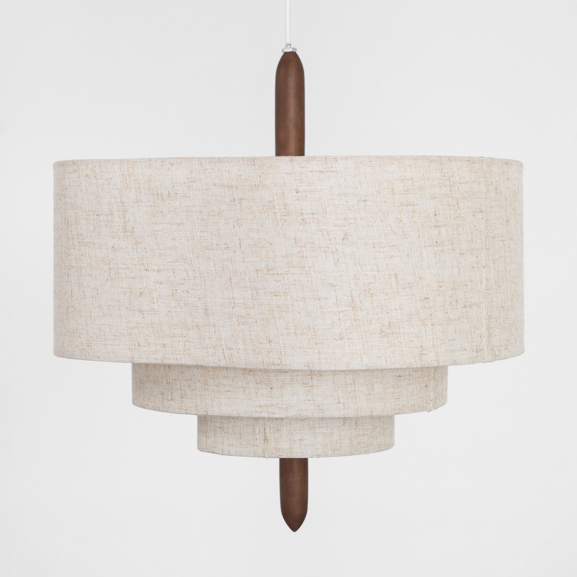Fabric Wood Swag Pendant lamp