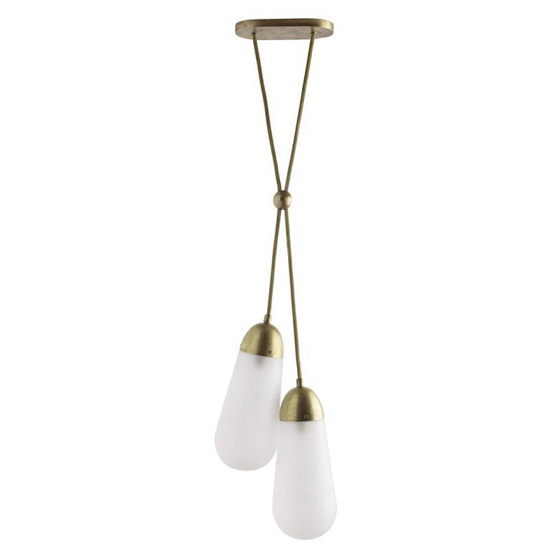 Brass  Teardrop Pendant Light