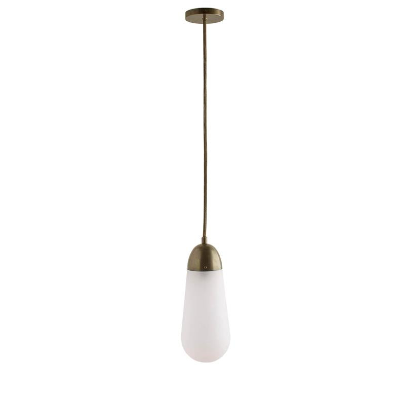 Brass  Teardrop Pendant Light