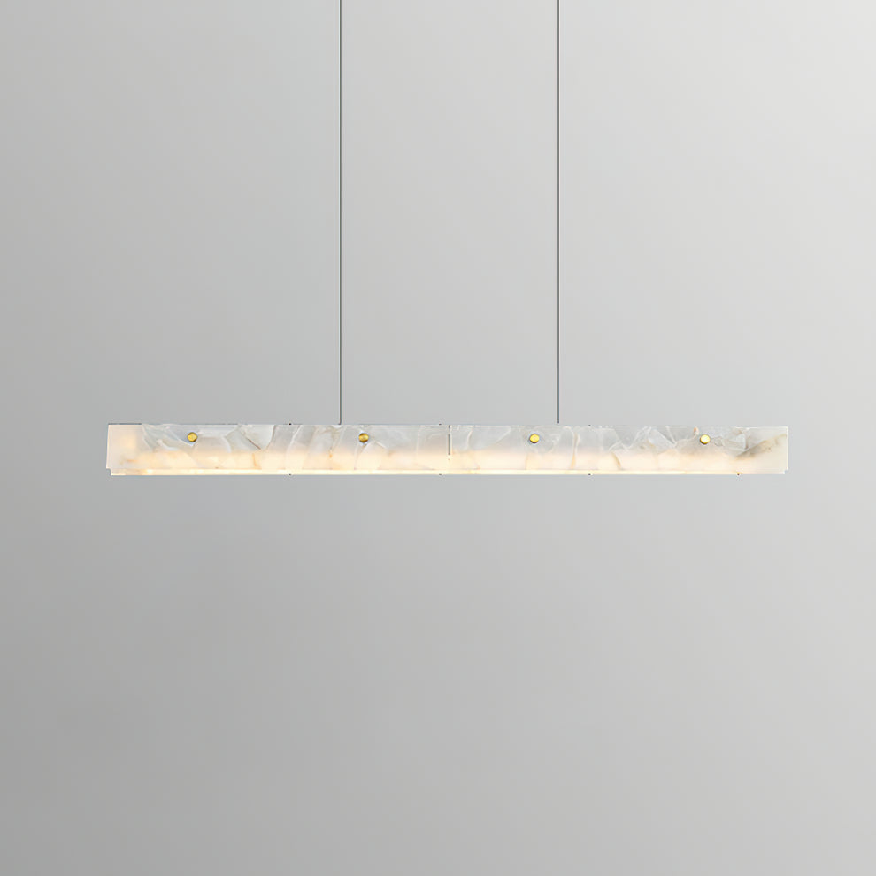 Alabaster Linear Pendant Light