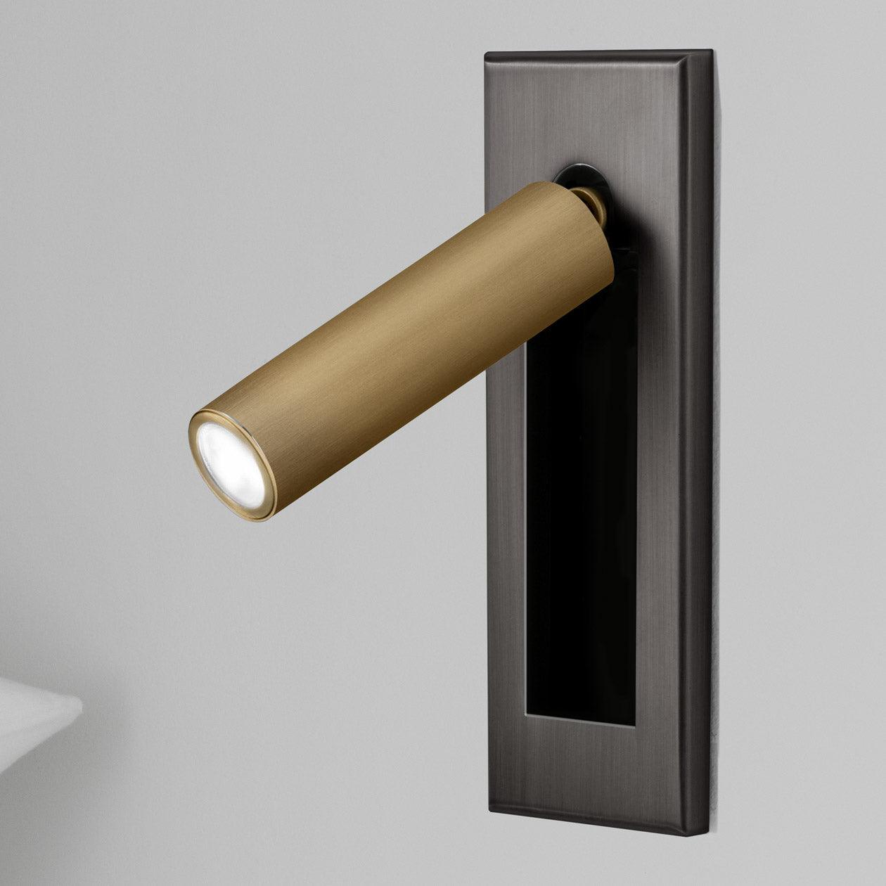Recessed Aluminum Reading Sconce