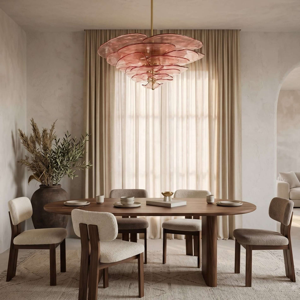Lotus Leaf Murano Chandelier
