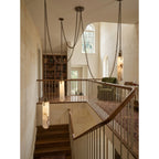 Alabaster Swag Chain Chandelier