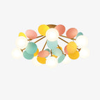 Clementine Pastel Petal Semi-Flush Mount