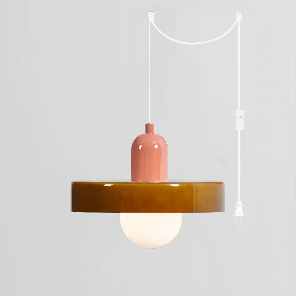 Color Blocked Pendant Light
