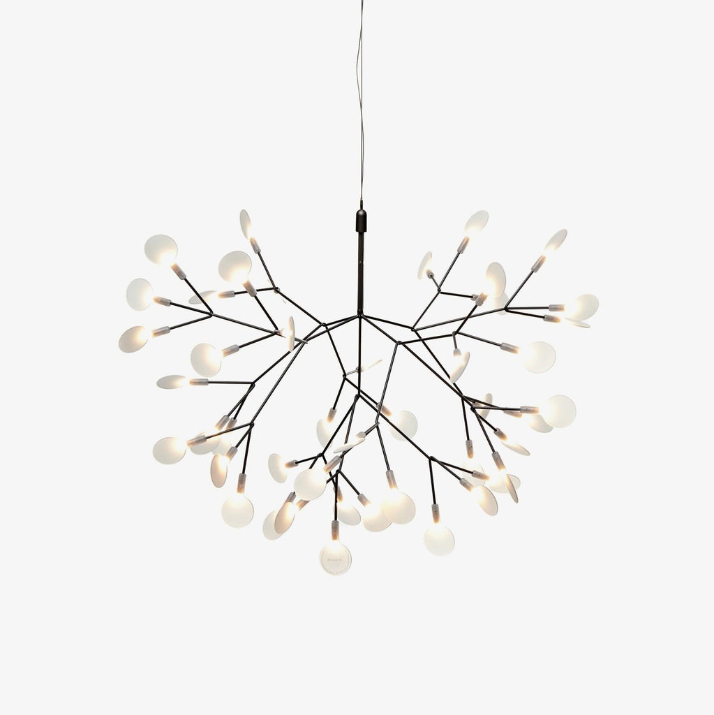 Modern Branching Leaf Chandelier Studio Product Shot