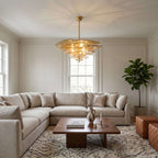 Lotus Leaf Murano Chandelier