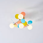 Clementine Pastel Petal Semi-Flush Mount