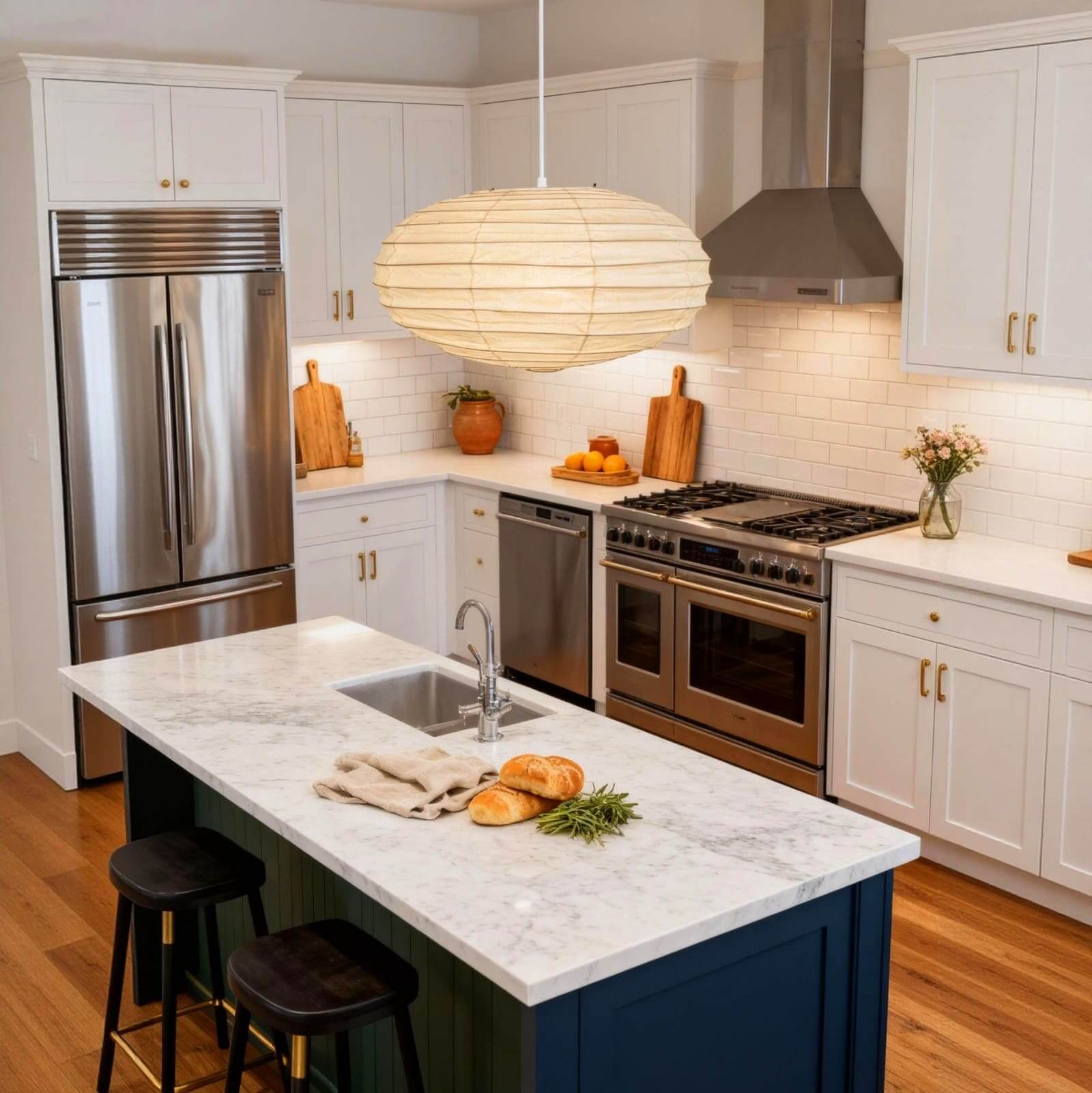 Washi Paper EN Akari Pendant Light