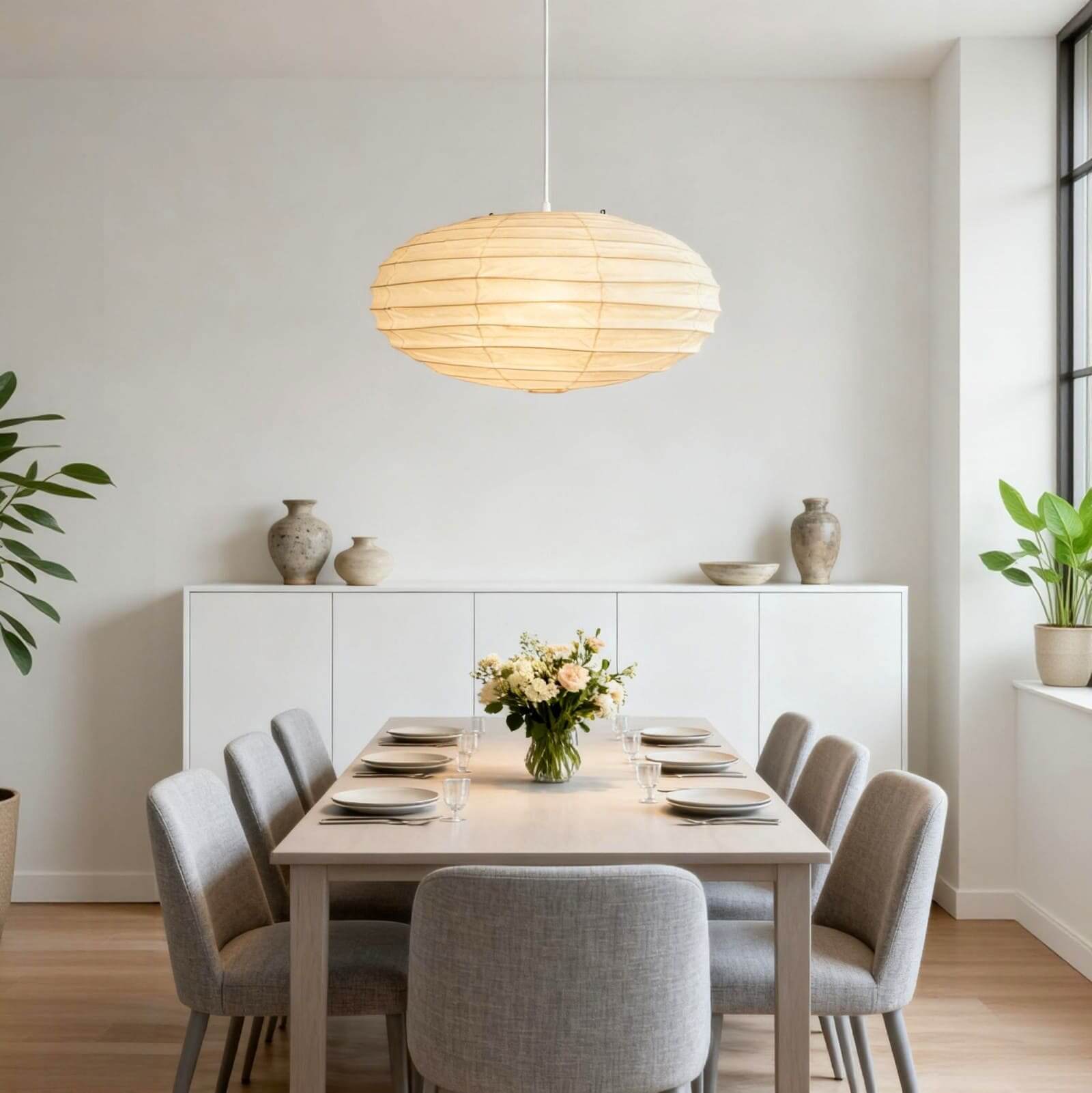 Washi Paper EN Akari Pendant Light