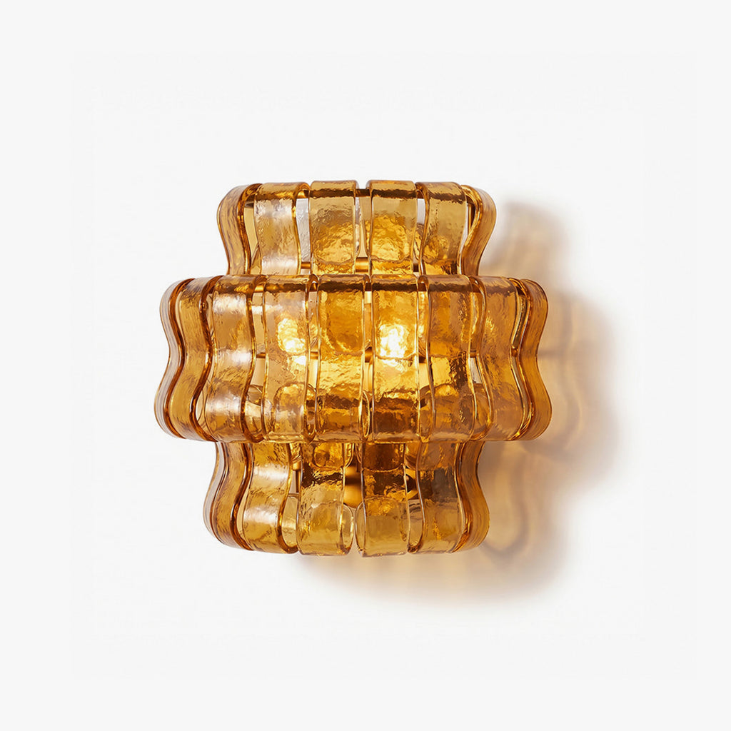 Ribbon Glass Wall Sconce