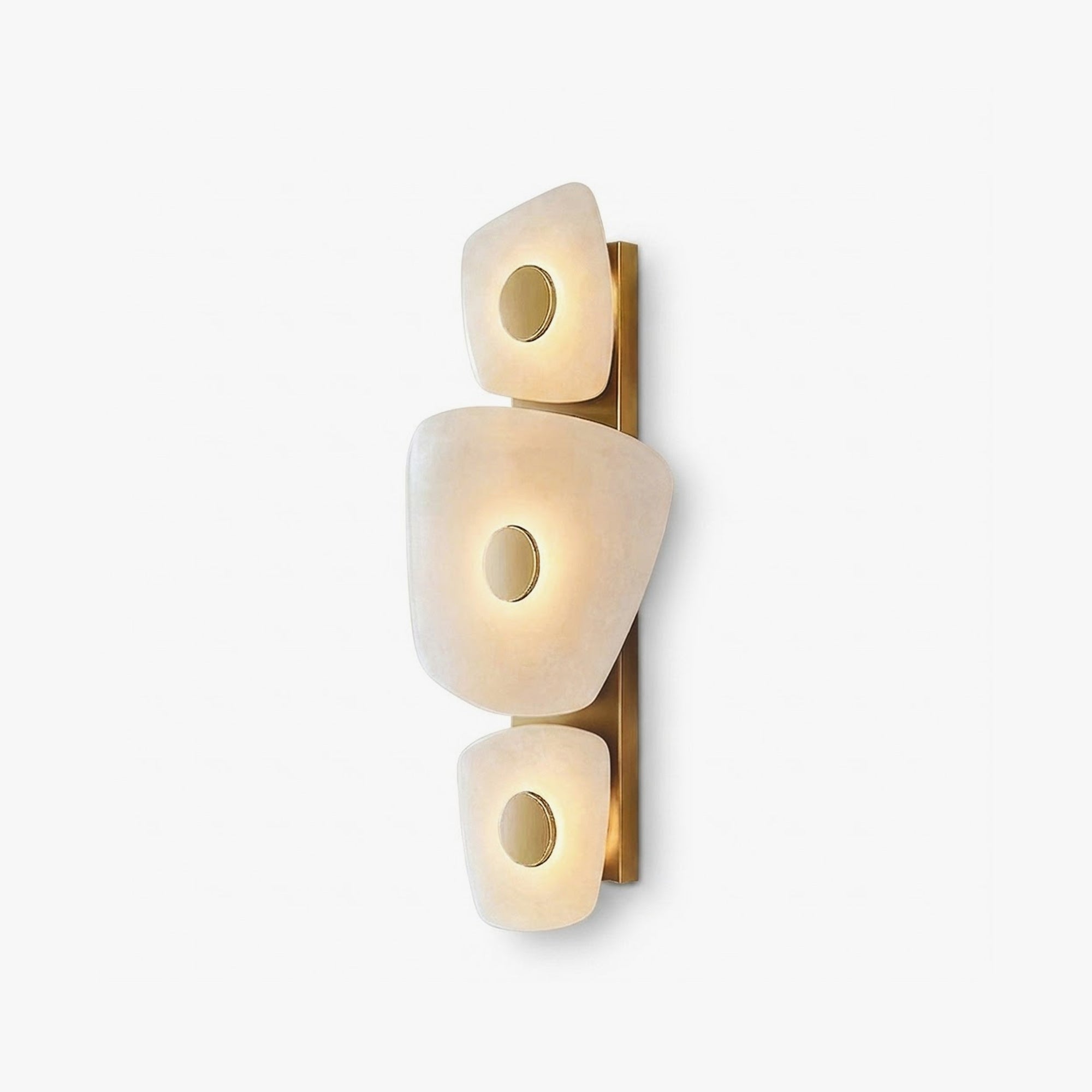 Alabaster Multi-Tier Wall Sconce