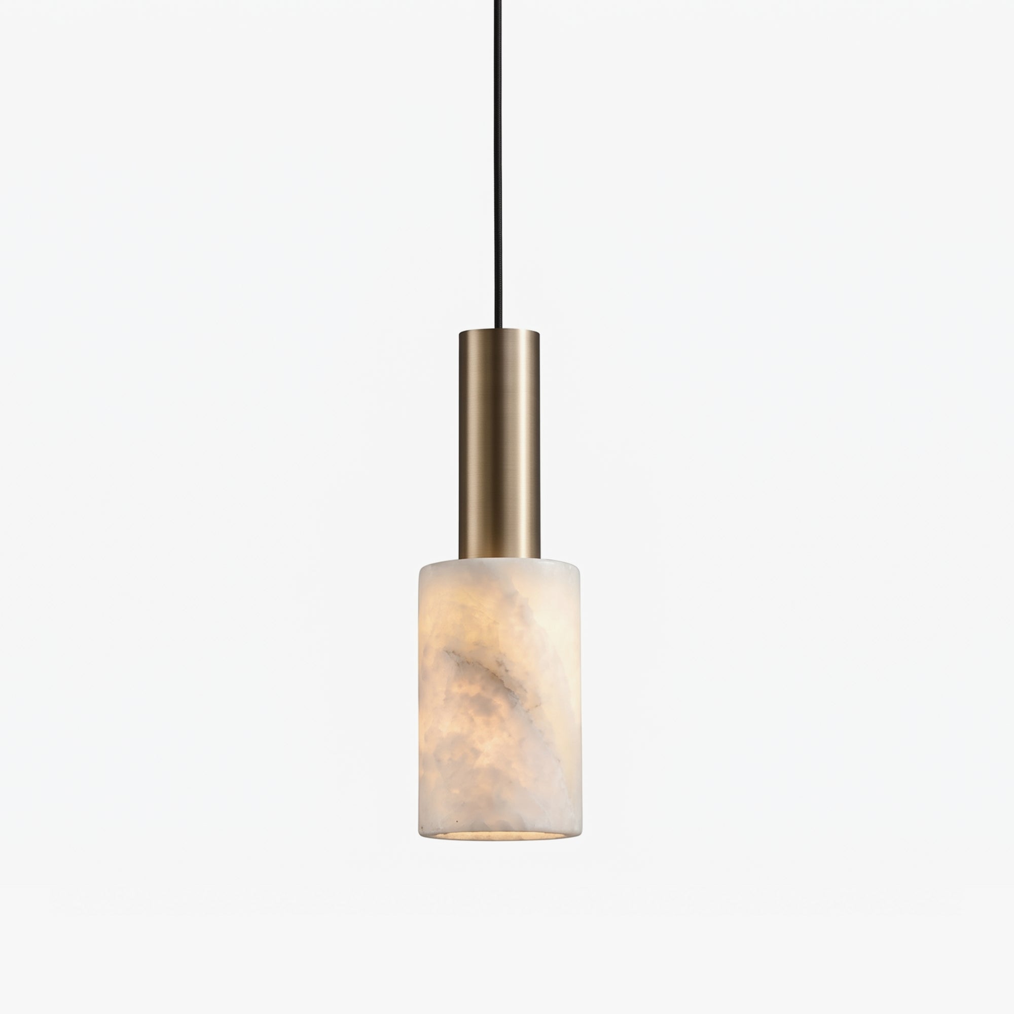 Cylinder Alabaster Pendant Light