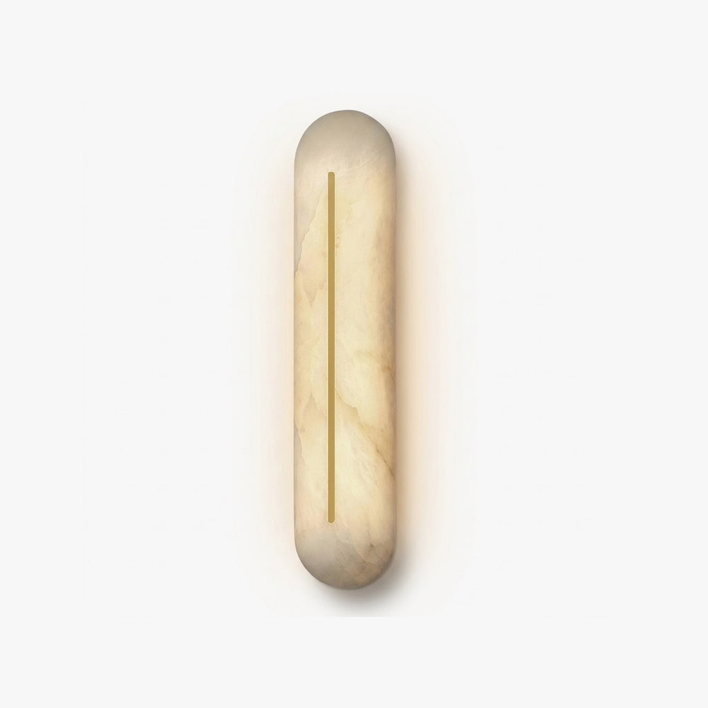 Alabaster Vertical Wall Sconce