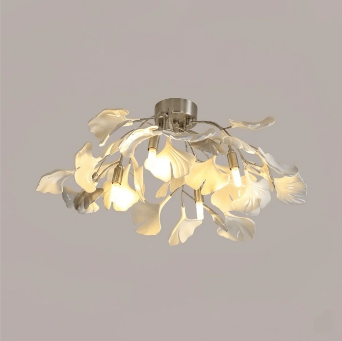 Ginkgo Ceramic Flush Mount
