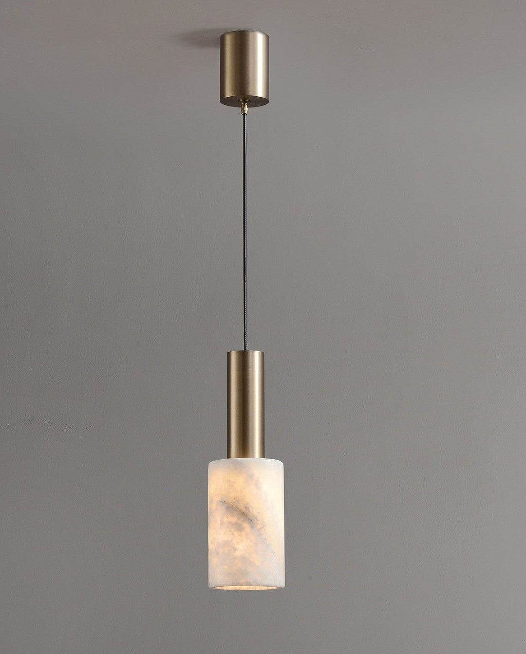 Cylinder Alabaster Pendant Light