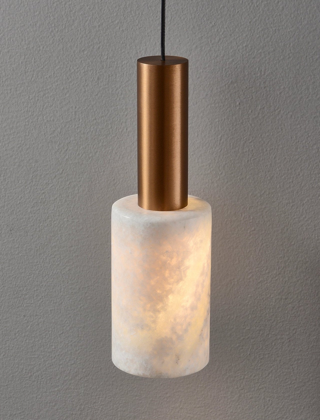 Cylinder Alabaster Pendant Light