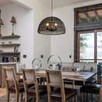 Aero Mesh Iron Dome Pendant Light