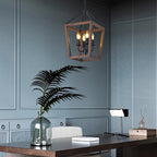 Open Cage Lantern Chandelier