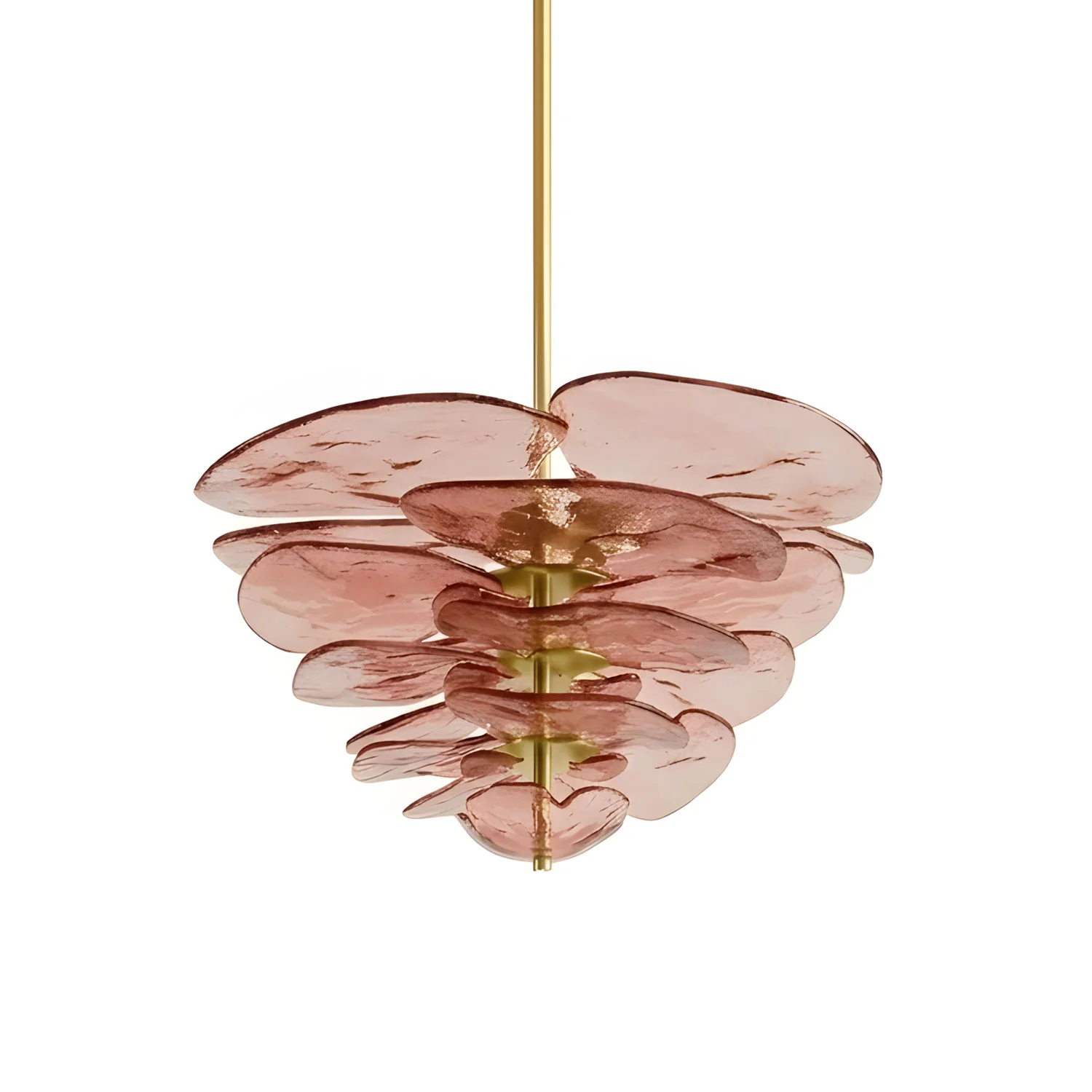 Lotus Leaf Murano Chandelier