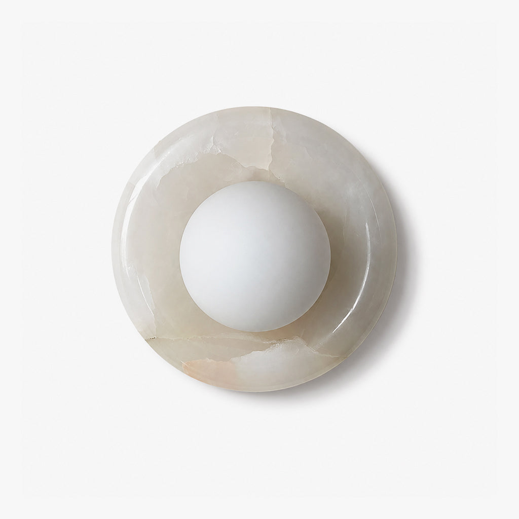 Stone Series Round Wall Sconce