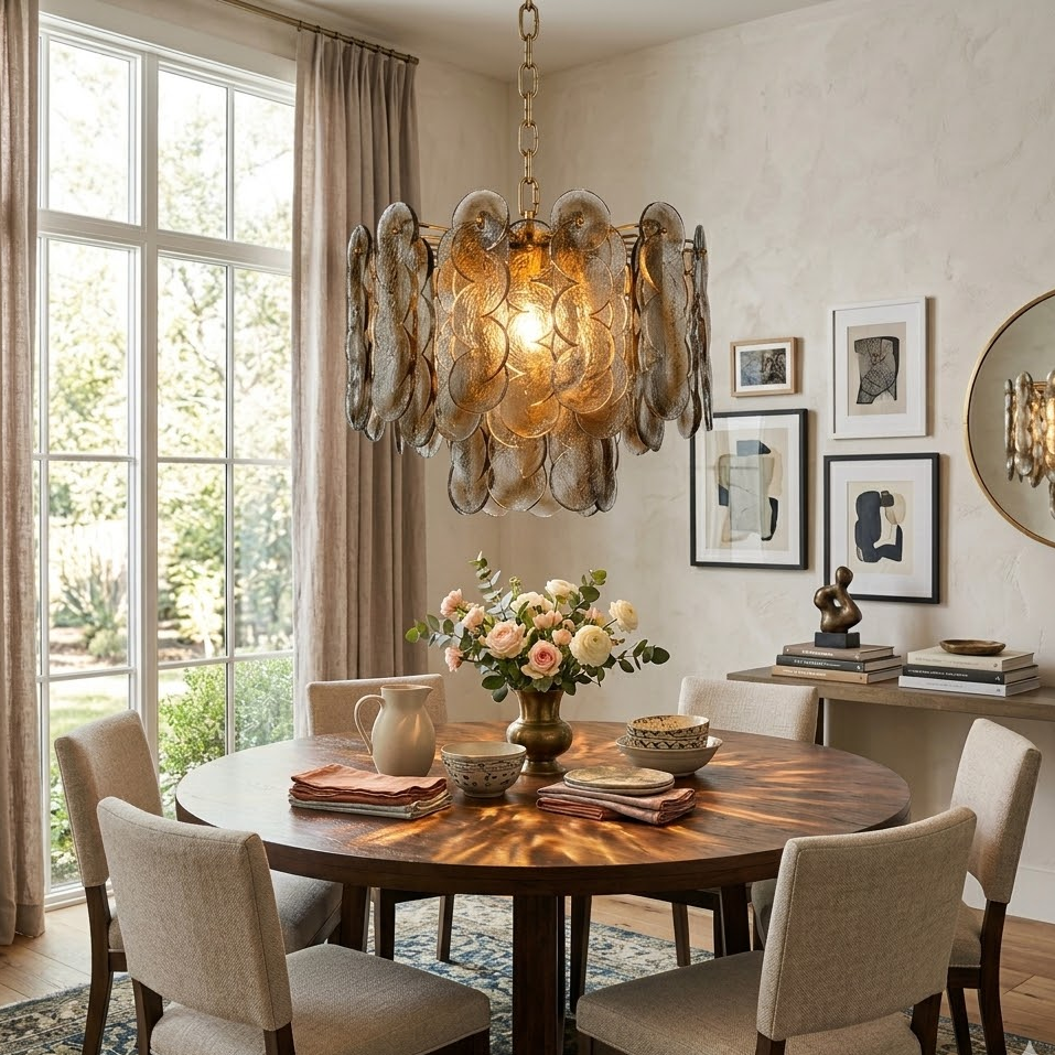 Interlocking Disc Chandelier