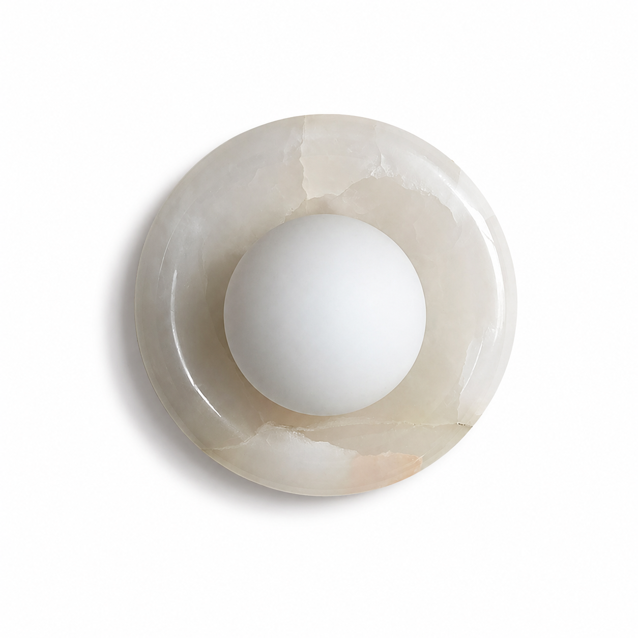 Stone Series Round Wall Sconce