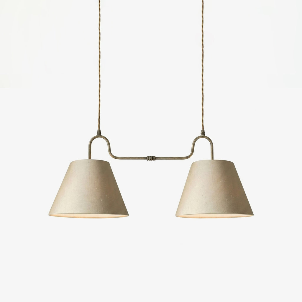 Althea Linen Dual Island Pendant Lamp