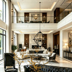 4-Light Quatrefoil Cage Chandelier