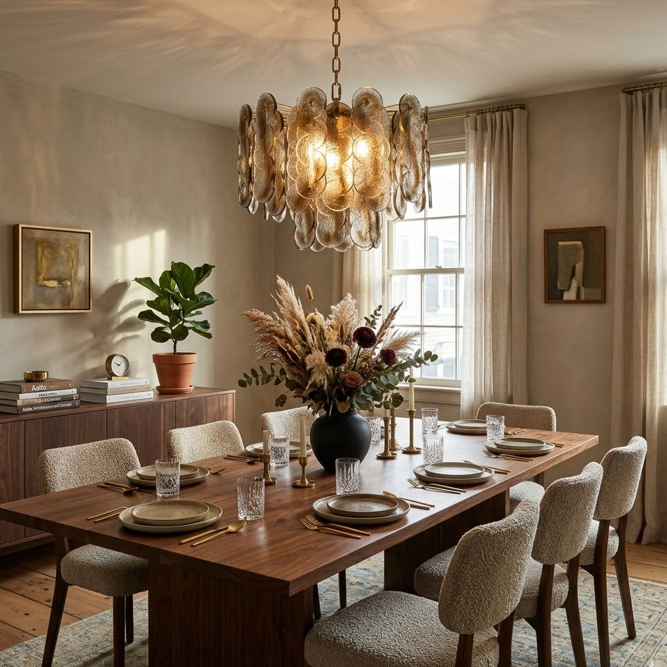 Interlocking Disc Chandelier