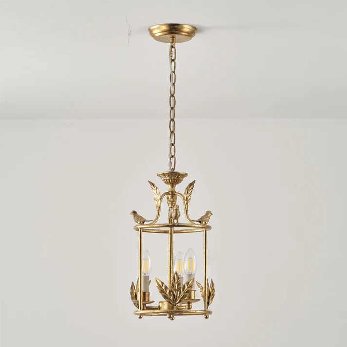 Iron Lantern Pendant Light
