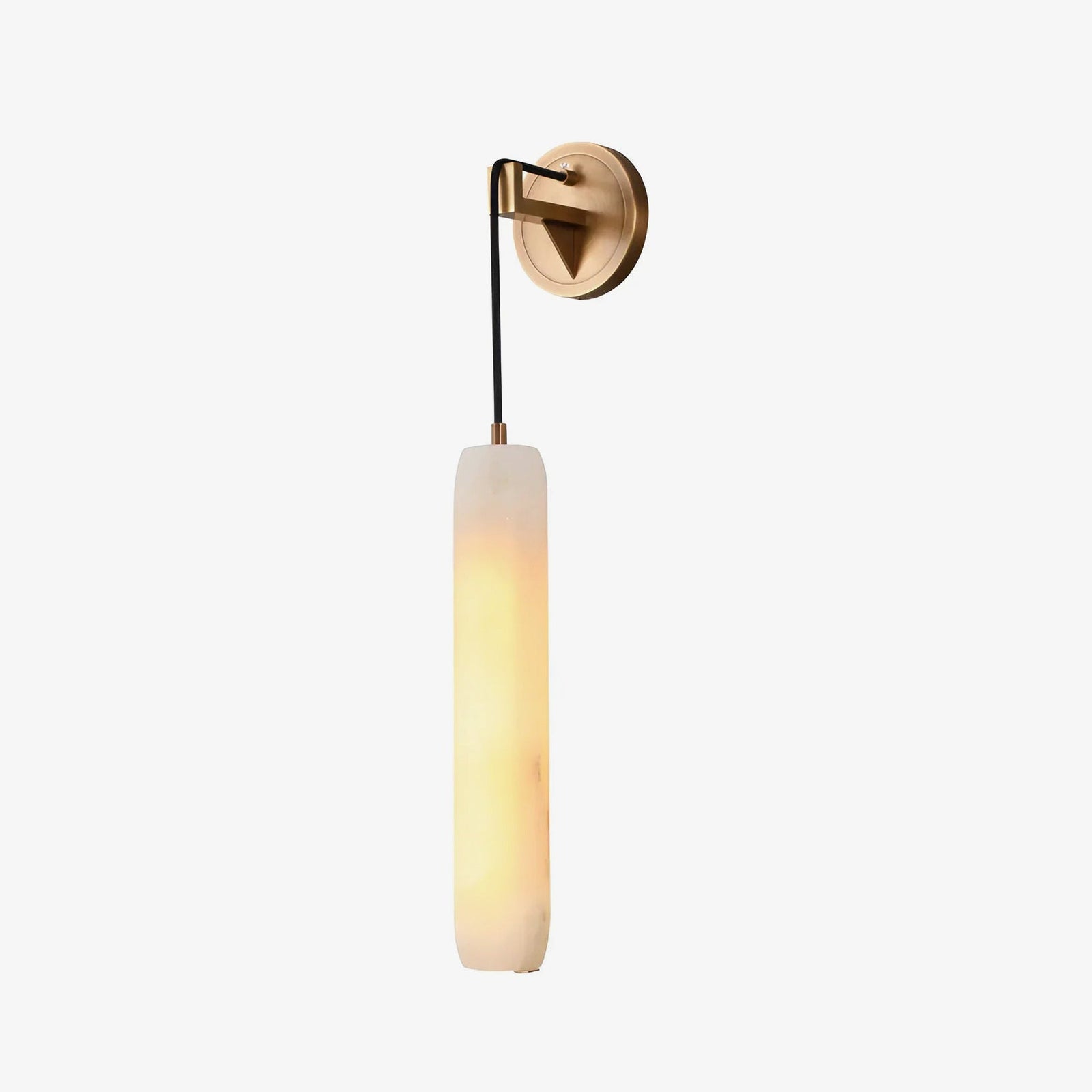 Alabaster Flute Wall Lamp