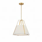 Suspension lanterne en tissu Callista