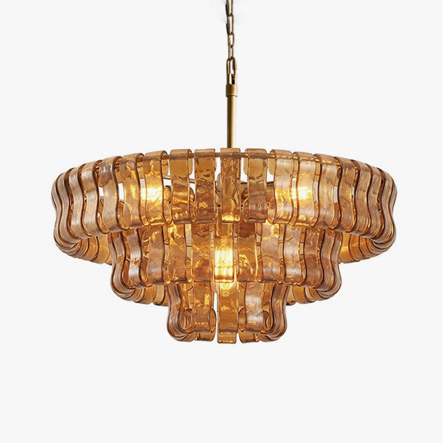 Ribbon Glass Chandelier