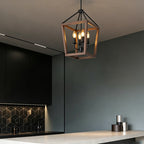 Open Cage Lantern Chandelier
