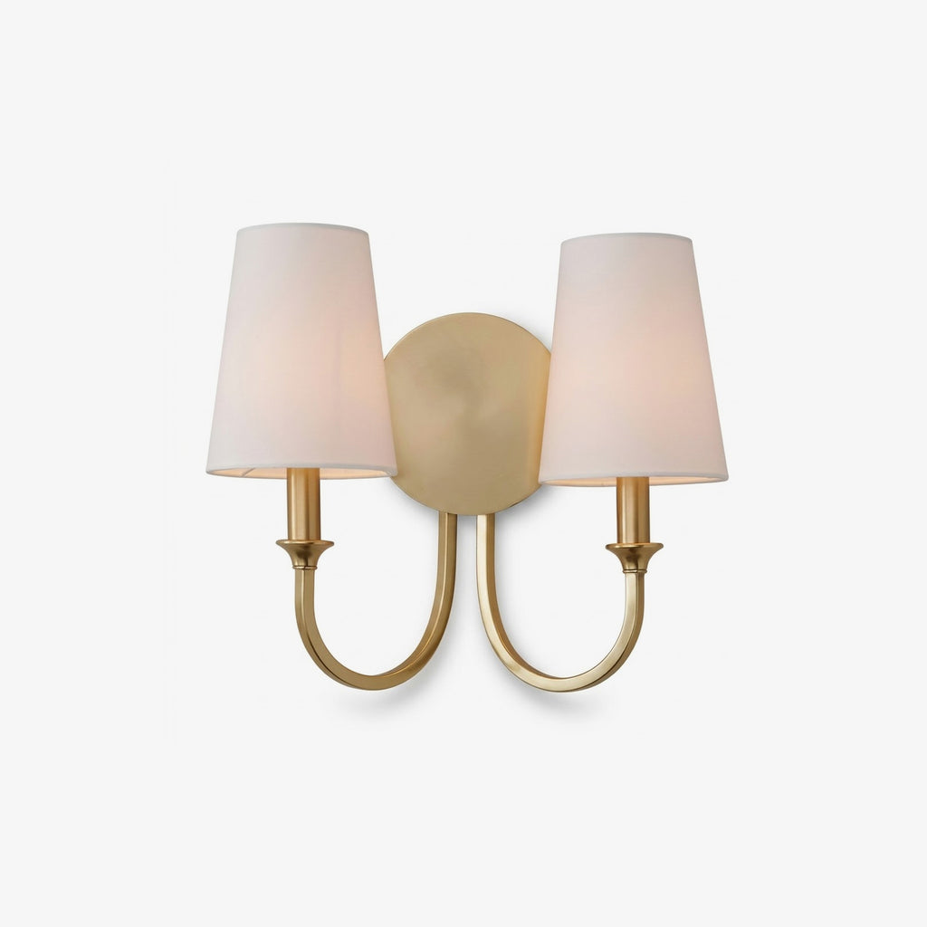 Thalia Linen Dual Wall Sconce