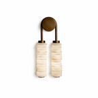 Twin Alabaster Sconce