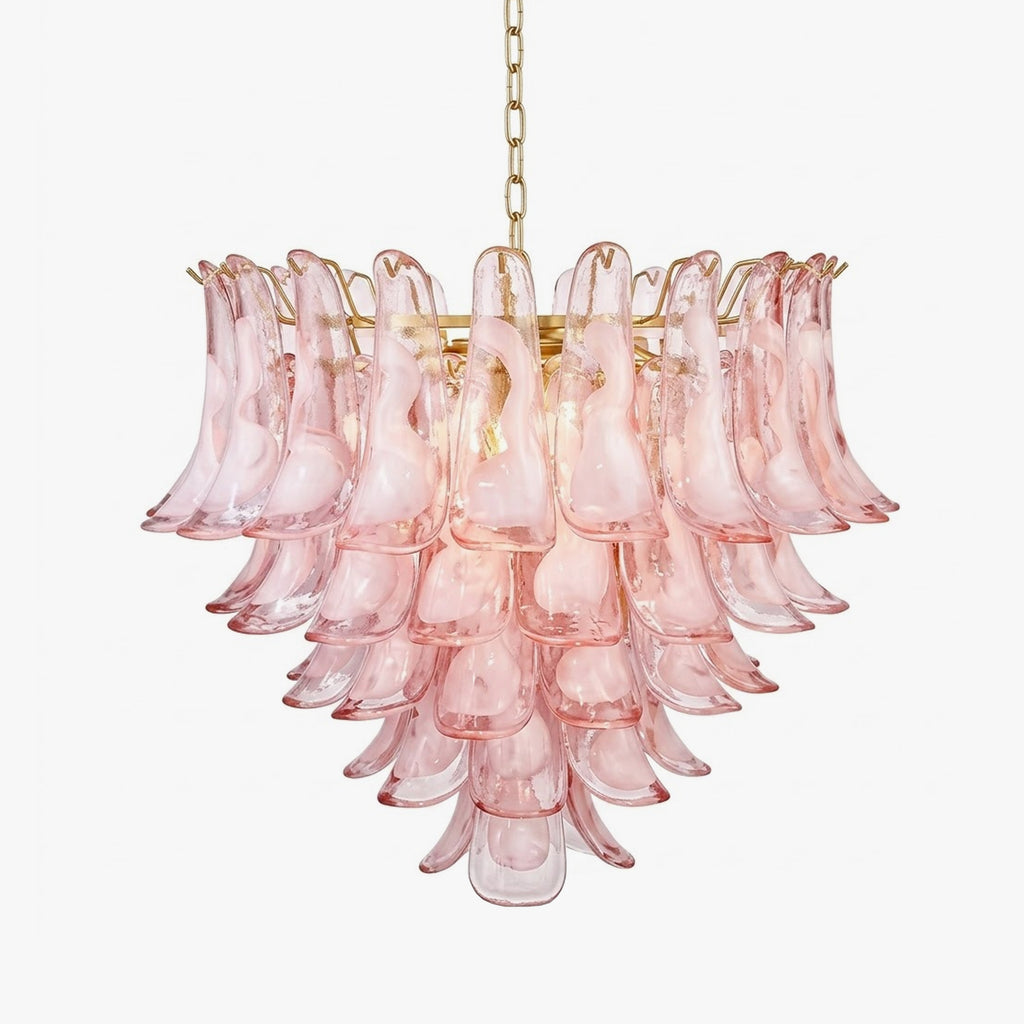 Athena Blush Pink Petal Chandelier