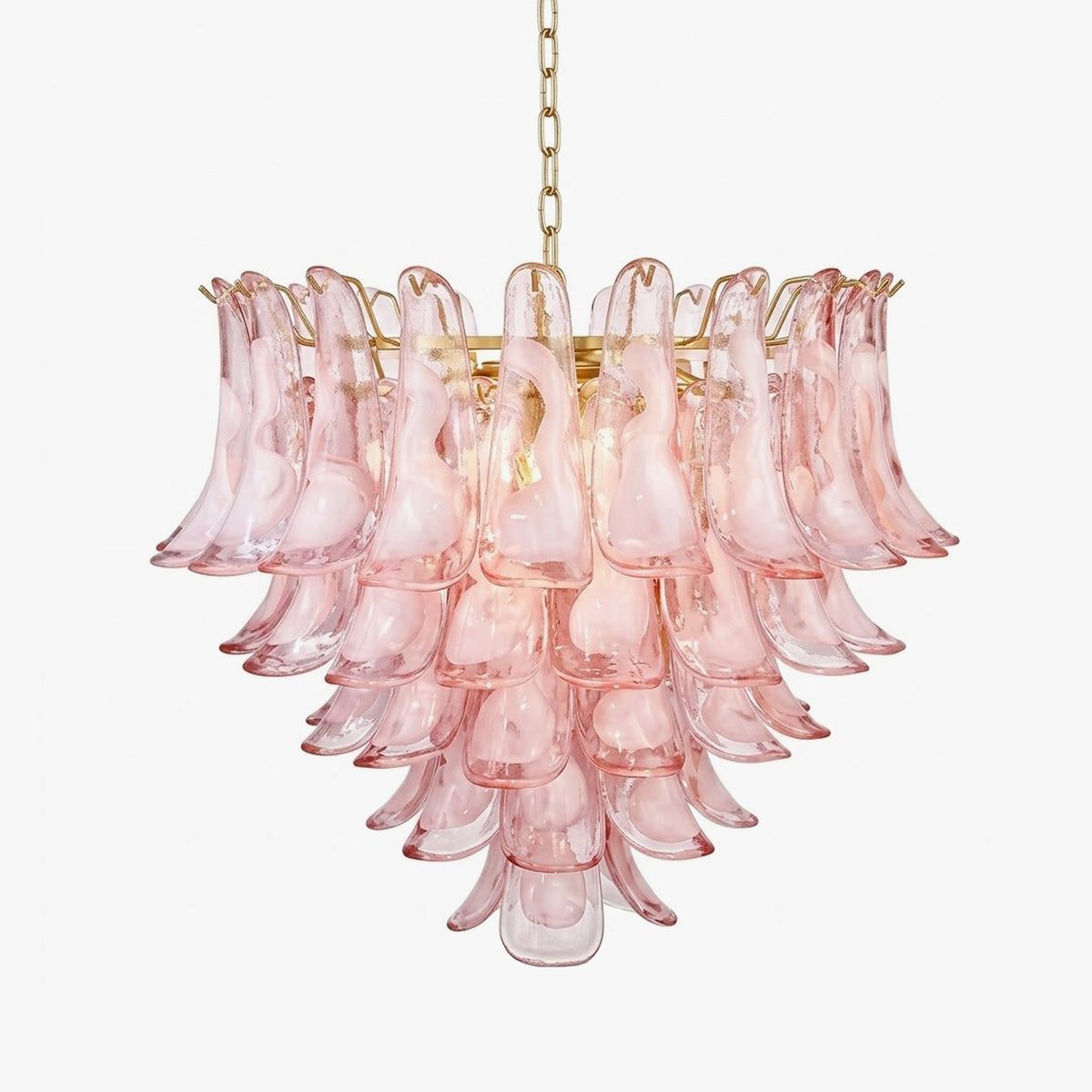 Athena Blush Pink Petal Chandelier