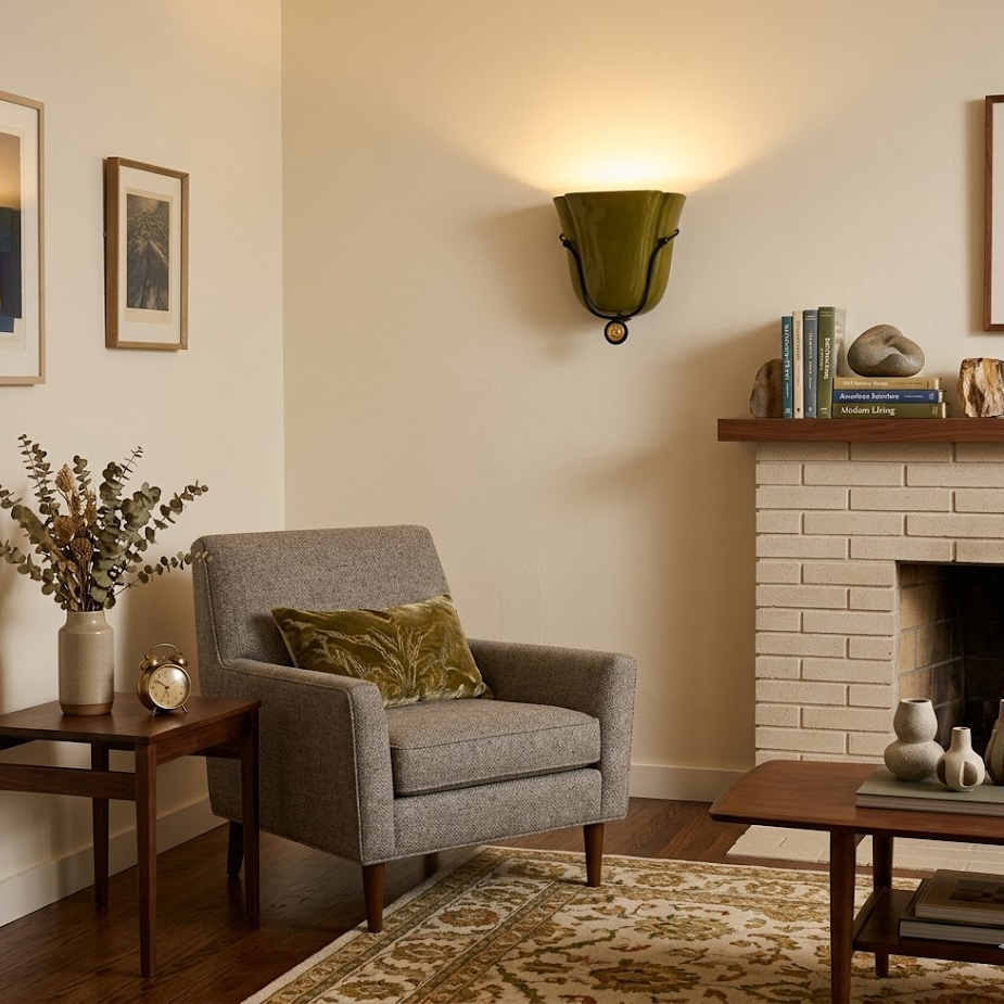 Ceramic Tulip Wall Sconce