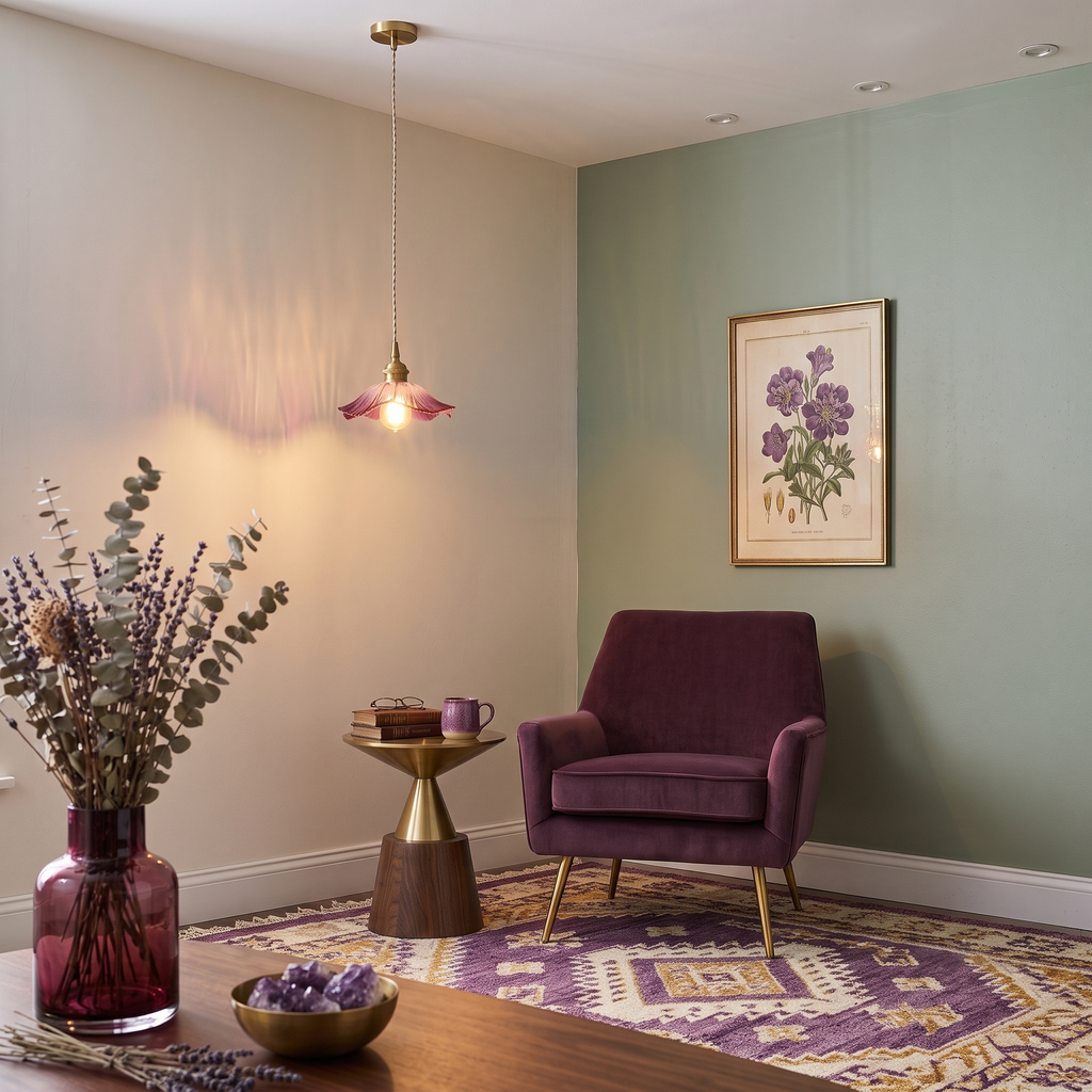 Glass Petal Pendant Light