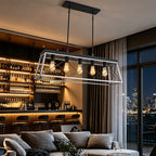 5-Light Linear Island Chandelier