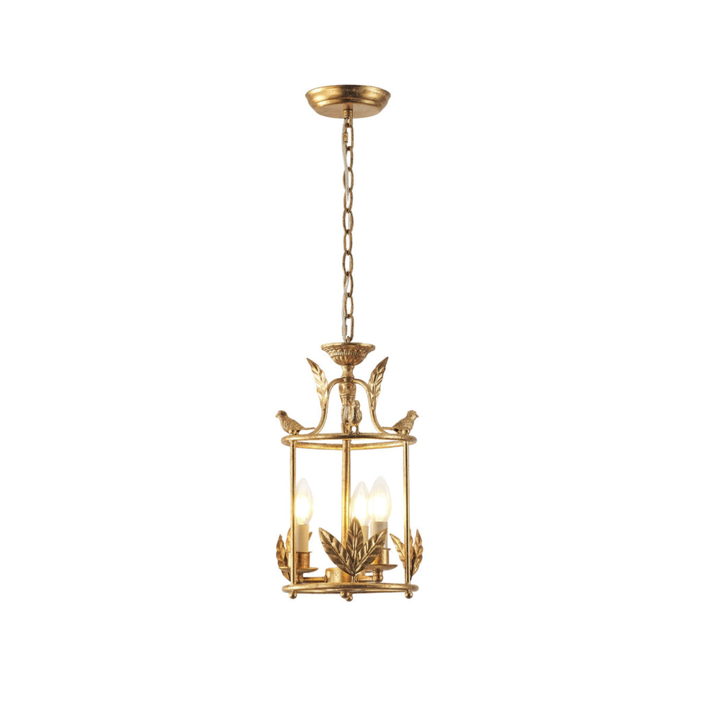 Iron Lantern Pendant Light