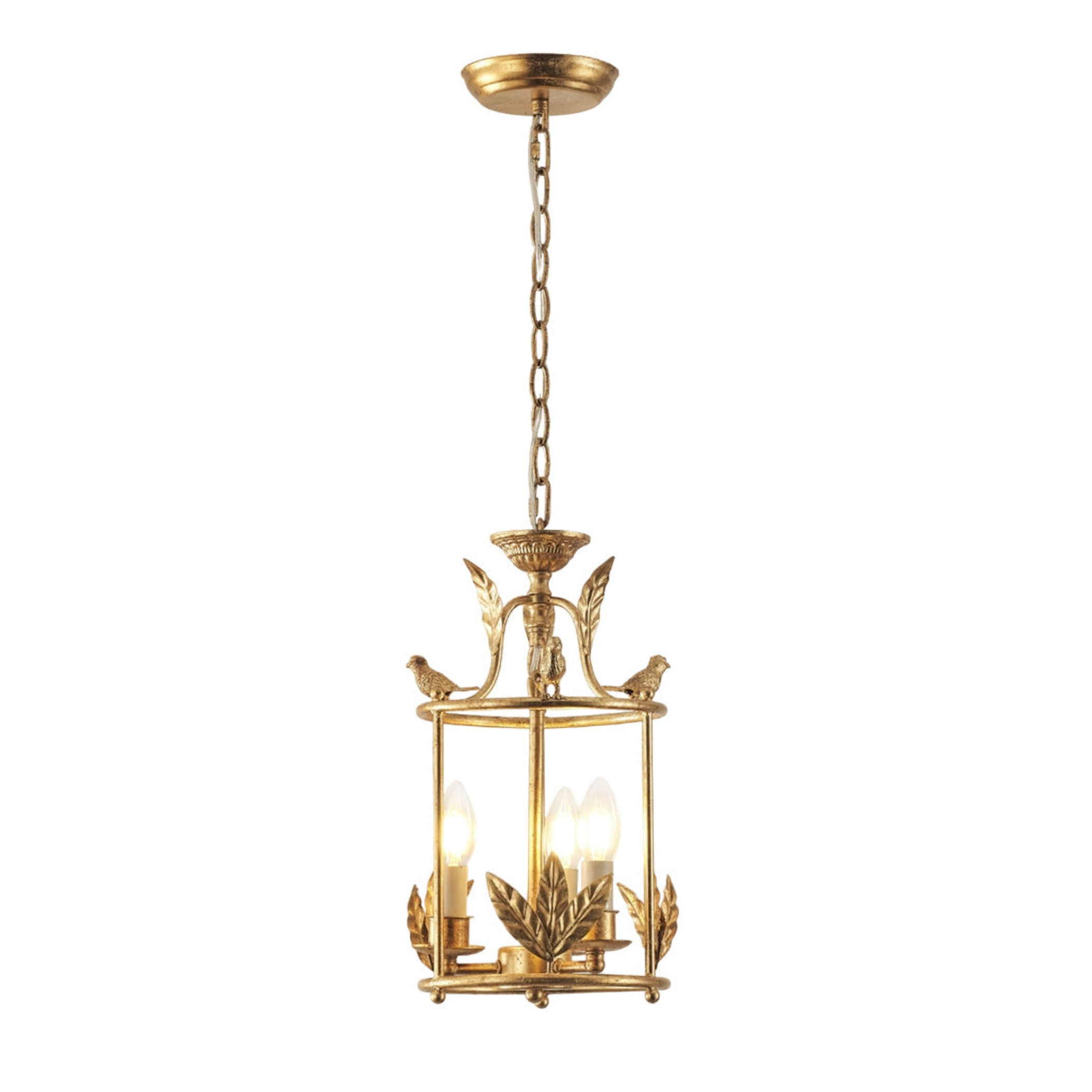 Iron Lantern Pendant Light