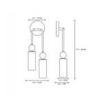 Harlin Alabaster Wall Sconce