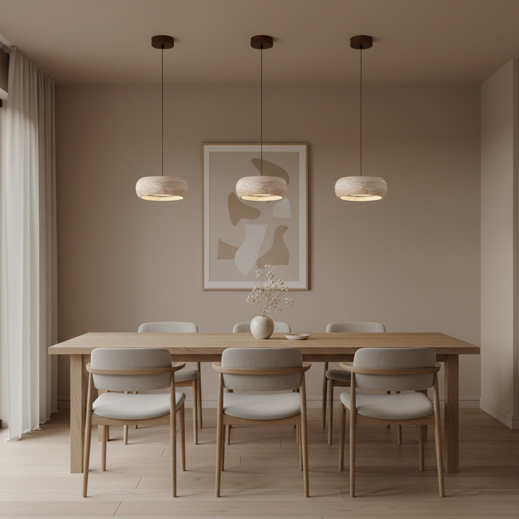 Travertine Pendant Light